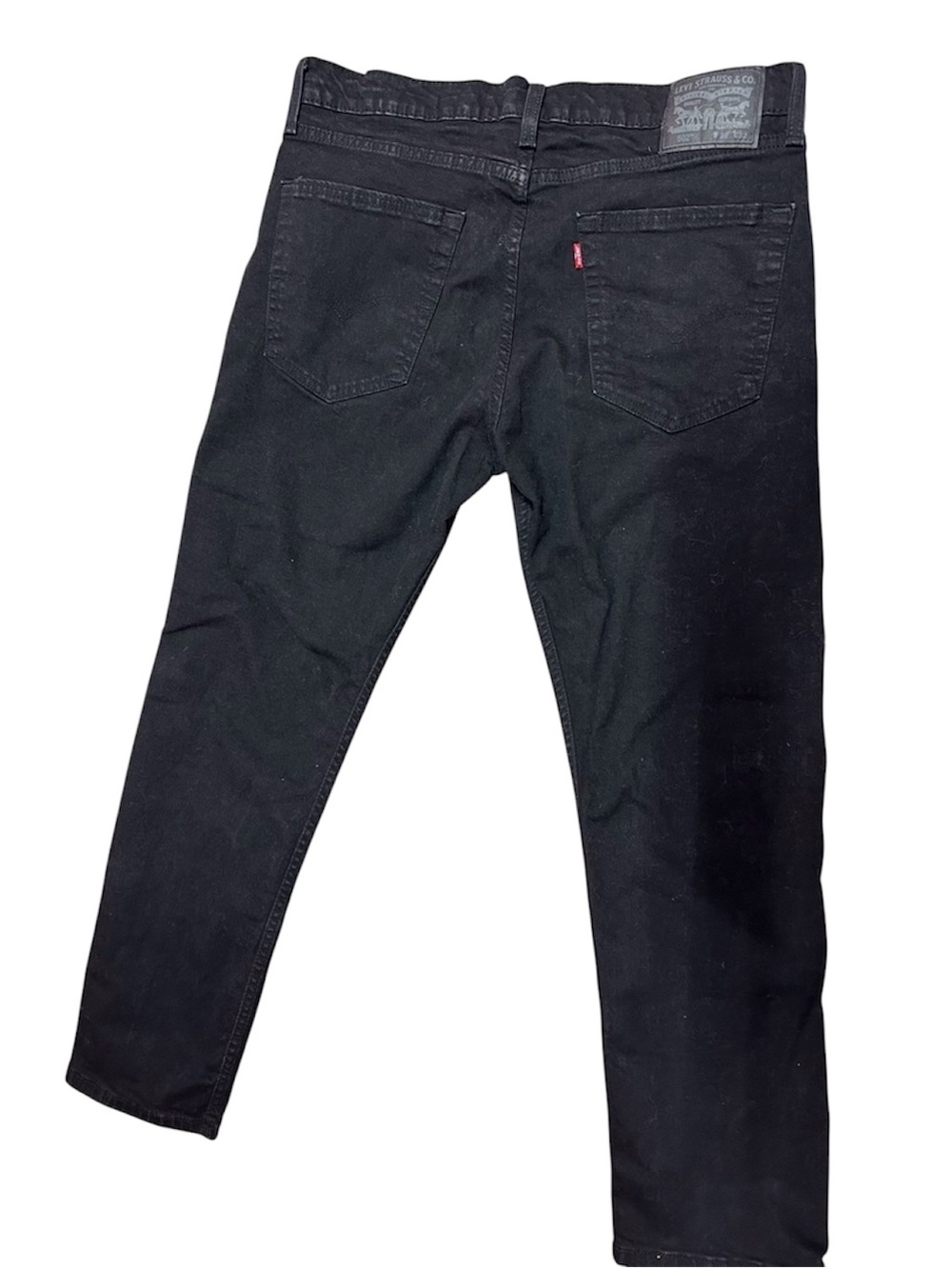 Levi's Black 506 Straight Fit Denim Jeans